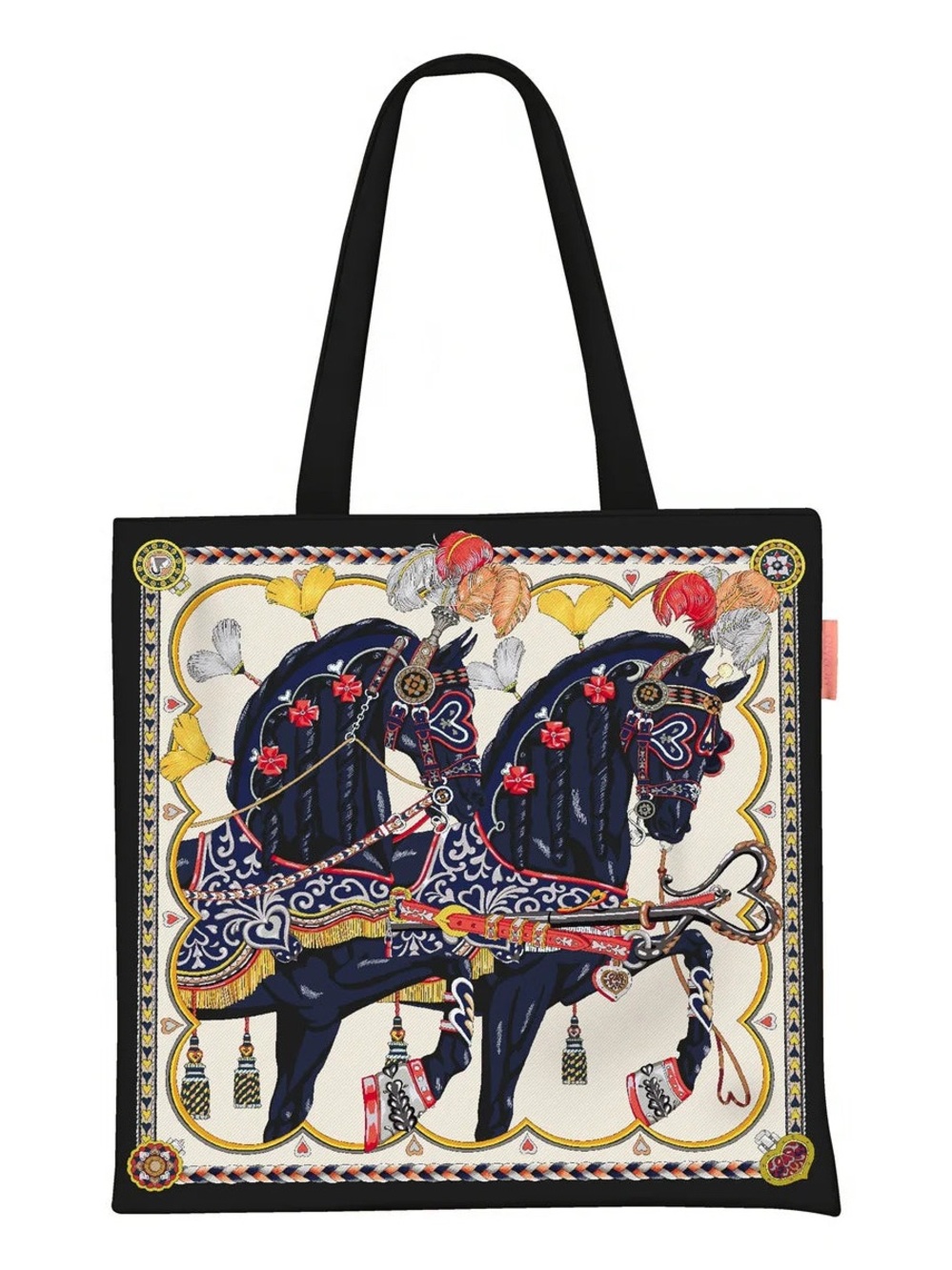Sophisticated rare Hermès Equestrian Design Tote Bag